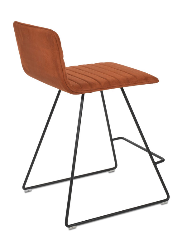 Soho Concept Corona Upholstered Barstools & Counterstools - Stylish Seating In Durable Fabrics With 10-year Guarantee Black  Soho-concept-dining-chair-10795