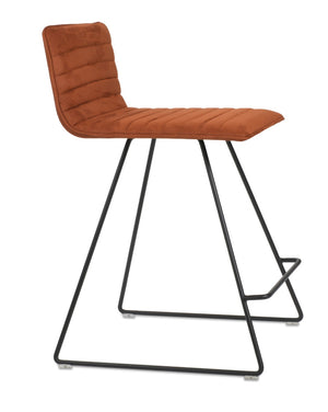 Soho Concept Corona Upholstered Barstools & Counterstools - Stylish Seating In Durable Fabrics With 10-year Guarantee Black  Soho-concept-dining-chair-07529