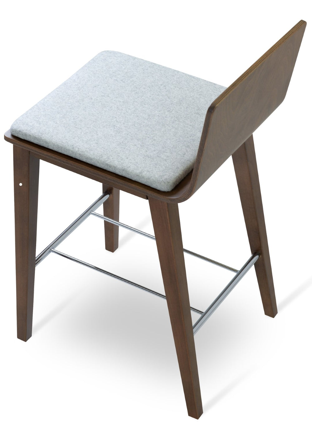 Soho Concept Corona Wire Frame Barstools & Counterstools With Plush Camira Blazer Wool Seats – 10 Year Guarantee! Silver  Soho-concept-dining-chair-11121