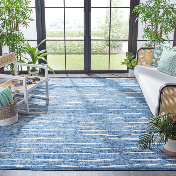 Safavieh Cottage 947 Power Loomed Indoor / Outdoor Rug Blue COT947N-9