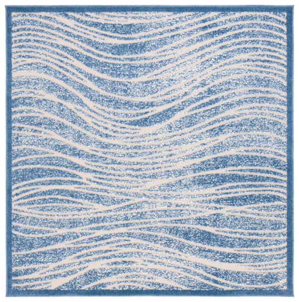 Safavieh Cottage 971 Power Loomed Indoor / Outdoor Rug Blue COT971N-7SQ