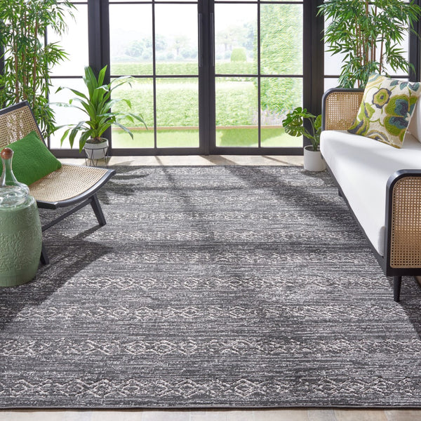 Safavieh Cottage 974 Power Loomed Indoor / Outdoor Rug Grey COT974G-5