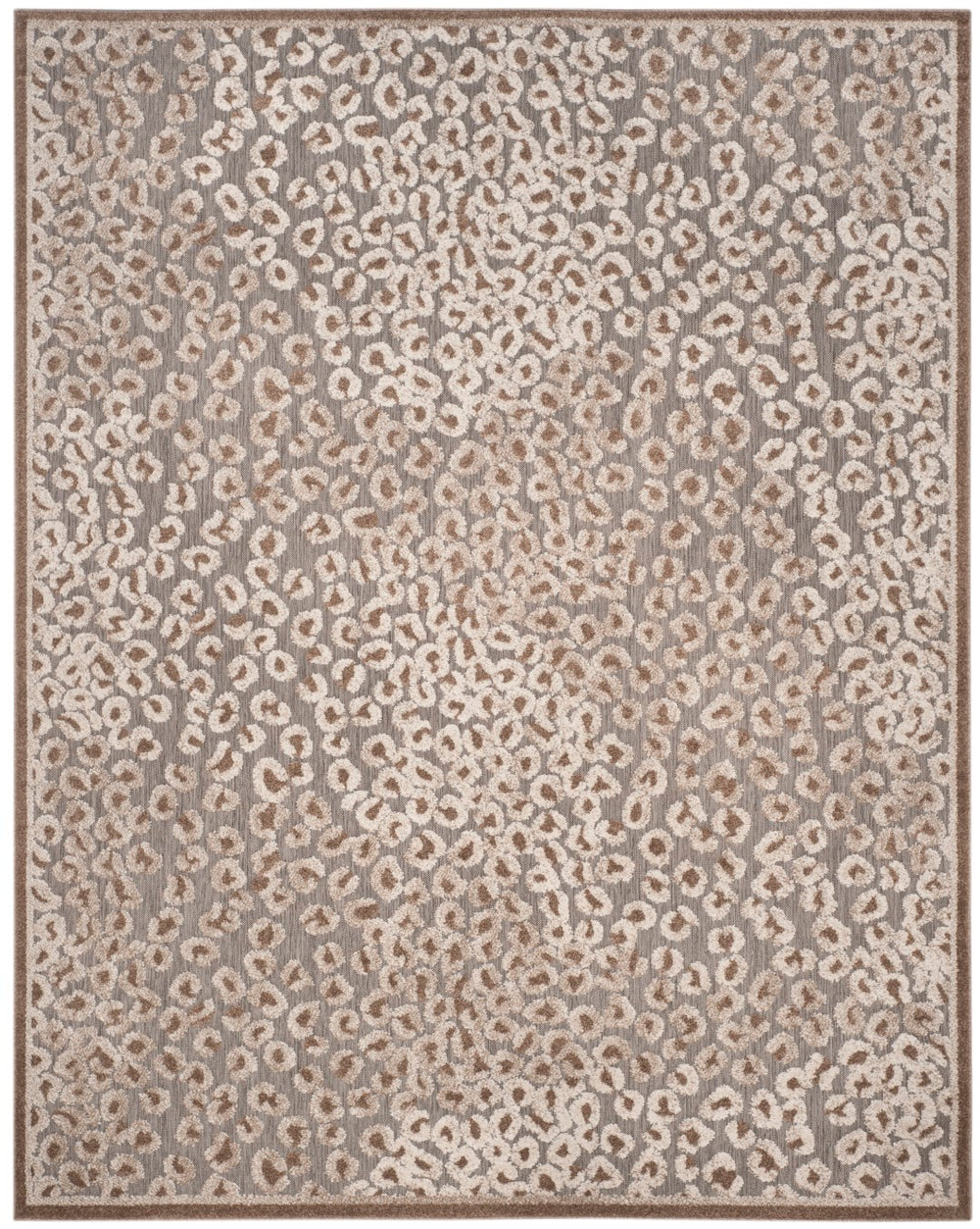 Safavieh Sams Bahama Cottage Power Loomed Indoor / Outdoor Rug Mocha COTS360E-8