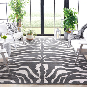 Safavieh Sams Bahama Cottage Power Loomed Indoor / Outdoor Rug Light Grey / Grey COTS583A-8