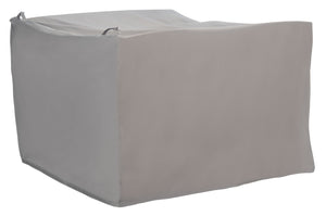 Safavieh ROCKLIN 4 PC Outdoor Set Cover - Durable Grey Polyester, Weather-Resistant, Perfect Fit Protection! COV7007