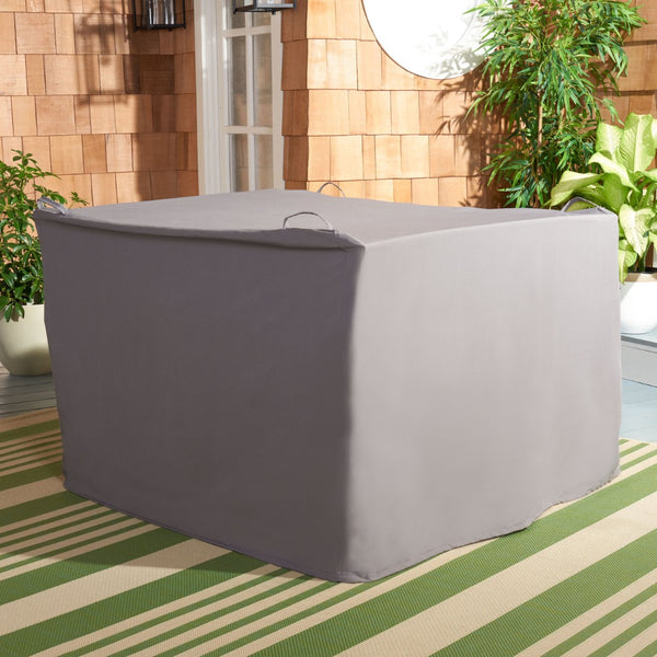 Safavieh FONTANA Outdoor 4-Piece Furniture Cover in Grey - Durable, Weather-Resistant & Custom Fit Protection COV7008