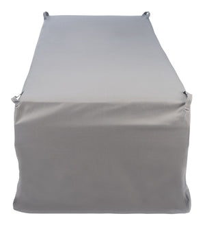 Safavieh NEWPORT Lounge Chair Cover - Heavy-Duty Grey Protection Against Weather, UV & Debris for Outdoors COV7022