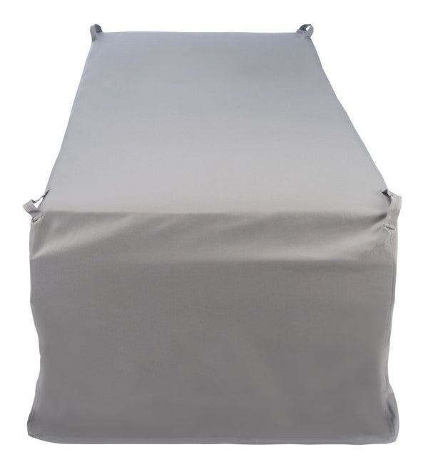 Safavieh NEWPORT Lounge Chair Cover - Heavy-Duty Grey Protection Against Weather, UV & Debris for Outdoors COV7022