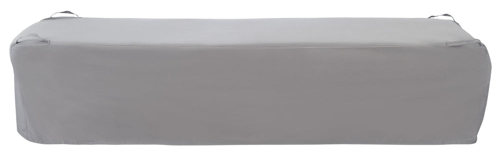 Safavieh SOLANO Sunlounger Cover - Durable Grey Outdoor Protection from Rain, UV, and Debris for Longevity COV7024