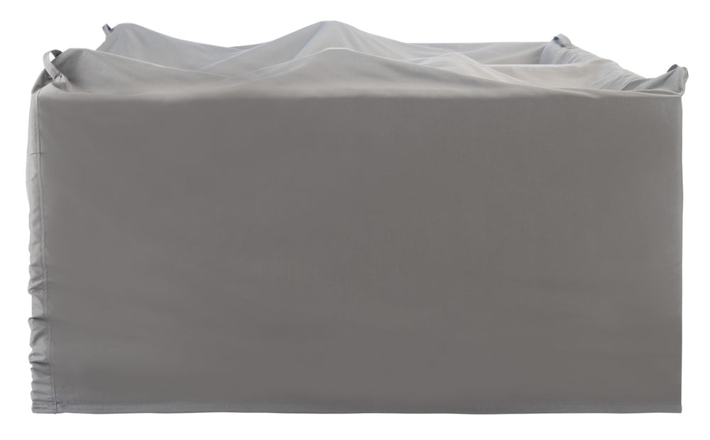 Safavieh CHASTON 4-Piece Outdoor Living Set Cover - Weather-Resistant Grey Protection for Your Furniture COV7044