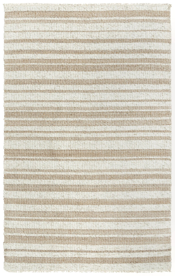 Rizzy Capri CPI106 Hand Woven Casual Polyester/Wool Blend Rug Ivory/Beige 8'6" x 11'6"