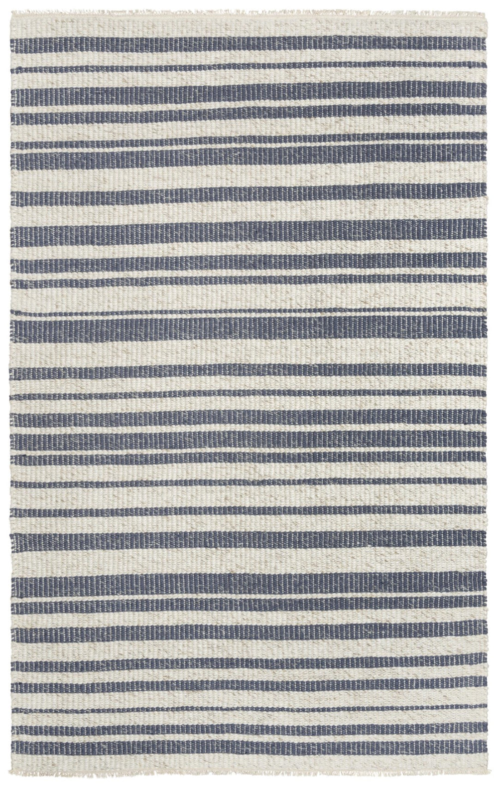 Rizzy Capri CPI107 Hand Woven Casual Polyester/Wool Blend Rug Ivory/Blue 8'6" x 11'6"