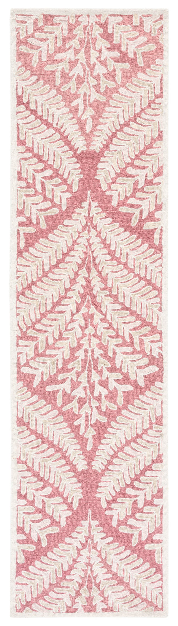 Safavieh Capri Hand Tufted Wool Area Rug - Elegant Floral Design In Ivory And Blue For Luxurious Home Decor Pink ,Ivory Wool Cpr208r-3sq