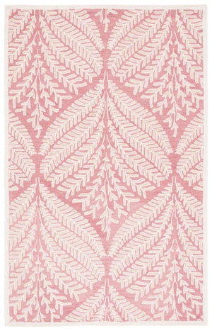 Safavieh Capri Hand Tufted Wool Area Rug - Elegant Floral Design In Ivory And Blue For Luxurious Home Decor Pink ,Ivory Wool Cpr208r-3sq