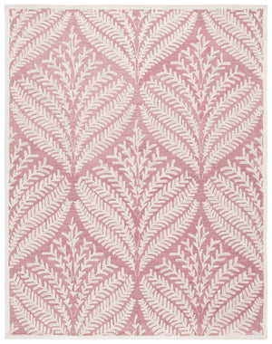 Safavieh Capri Hand Tufted Wool Area Rug - Elegant Floral Design In Ivory And Blue For Luxurious Home Decor Pink ,Ivory Wool Cpr208r-3sq