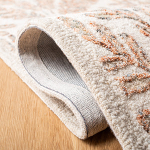 Safavieh Capri 208 Hand Tufted Floral Rug Ivory / Brown CPR208T-8SQ