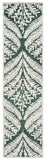Safavieh Capri 208 Hand Tufted Floral Rug Dark Green / Ivory CPR208Y-2