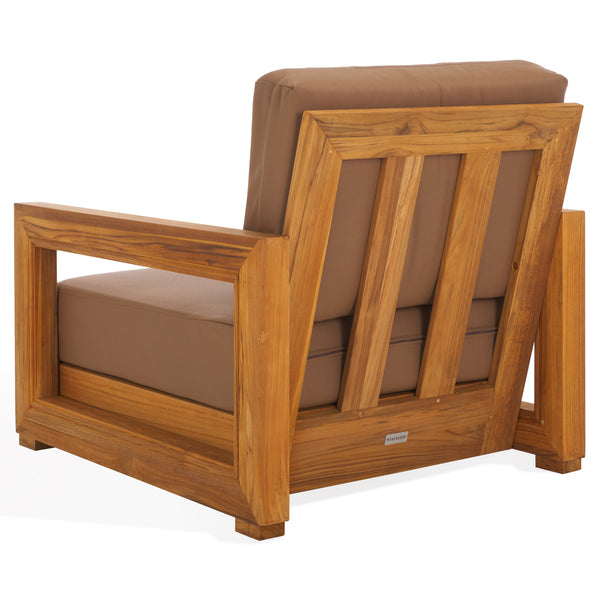 Safavieh Montford Brazilian Teak Armchair Natural Teak / Brown CPT1000C