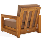 Safavieh Montford Brazilian Teak Armchair Natural Teak / Brown CPT1000C