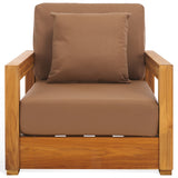 Safavieh Montford Brazilian Teak Armchair Natural Teak / Brown CPT1000C