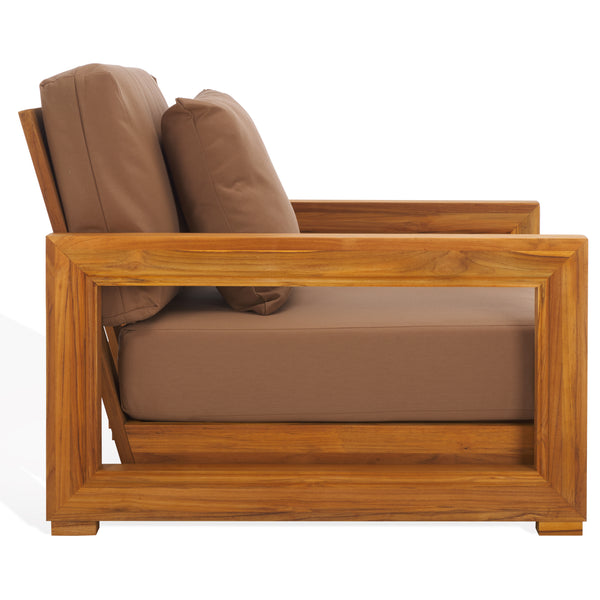 Safavieh Montford Brazilian Teak Armchair Natural Teak / Brown CPT1000C