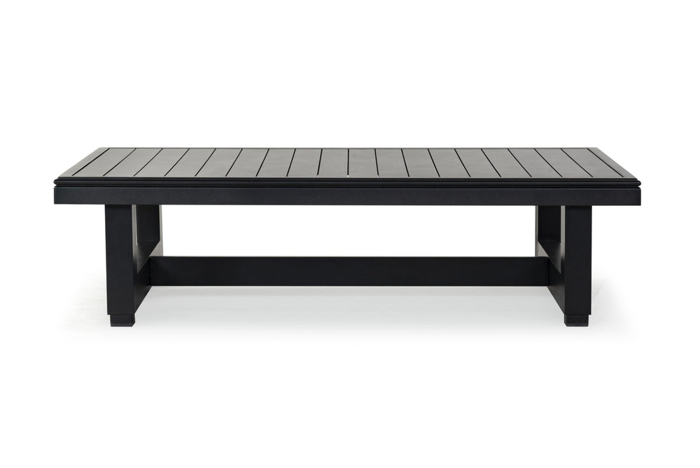 Safavieh MONTFORD Aluminum Coffee Table – Sleek Black Design for Modern Outdoor Entertaining & Durability CPT1001B