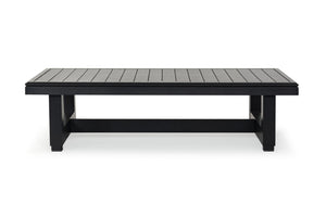 Safavieh MONTFORD Aluminum Coffee Table – Sleek Black Design for Modern Outdoor Entertaining & Durability CPT1001B