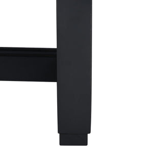 Safavieh MONTFORD Aluminum Coffee Table – Sleek Black Design for Modern Outdoor Entertaining & Durability CPT1001B