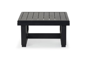 Safavieh MONTFORD Aluminum End Table - Sleek Black Metal Design for Modern Outdoor Living & Entertaining CPT1002B