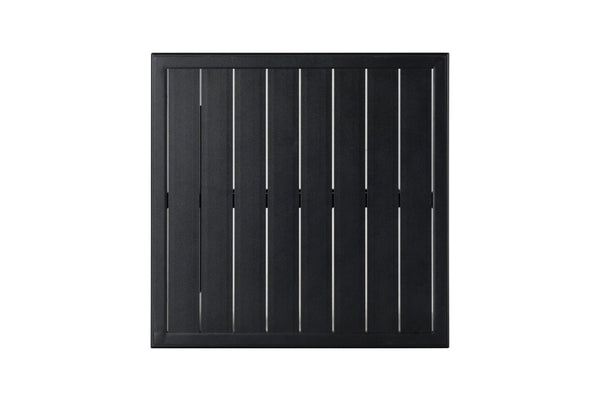 Safavieh MONTFORD Aluminum End Table - Sleek Black Metal Design for Modern Outdoor Living & Entertaining CPT1002B