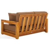 Safavieh Montford Brazilian Teak 2-Seat Bench Natural Teak / Brown CPT1003C