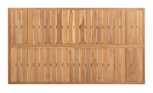 Safavieh MONTFORD Brazilian Teak Dining Table - Elegant Outdoor Furniture for Family Gatherings & Intimate Meals CPT1005A