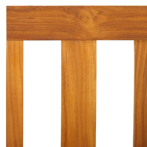 Safavieh MONTFORD Brazilian Teak Dining Chair for Stylish Outdoor Spaces - Elegant Comfort & Minimalist Design Natural / Brown CPT1006B-SET2