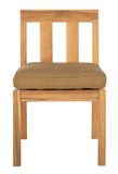 Safavieh Montford Brazilian Teak Dining Chair Natural Teak / Brown CPT1006B-SET2