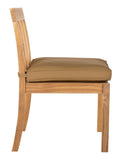 Safavieh Montford Brazilian Teak Dining Chair Natural Teak / Brown CPT1006B-SET2