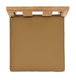 Safavieh Montford Brazilian Teak Dining Chair Natural Teak / Brown CPT1006B-SET2