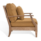 Safavieh Martinique Wood Patio Armchair Natural / Brown CPT1011F