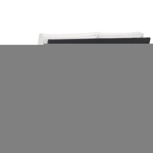 Safavieh Martinique Patio Loveseat - Luxurious Black Eucalyptus Frame & Plush Olefin Cushions For Outdoors Black ,White Wood ,Fabric ,Foam Cpt1012e