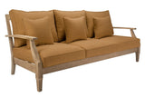 Safavieh Martinique Wood Patio Sofa Natural / Brown CPT1013F