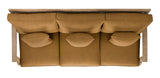 Safavieh Martinique Wood Patio Sofa Natural / Brown CPT1013F