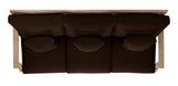 Safavieh Martinique Wood Patio Sofa Natural / Dark Brown CPT1013G