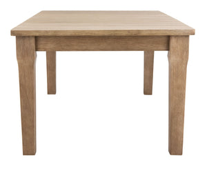 Safavieh MARTINIQUE Teakwood Patio Coffee Table - Elegant Outdoor Centerpiece for Stylish Gatherings & Relaxation Natural CPT1014A