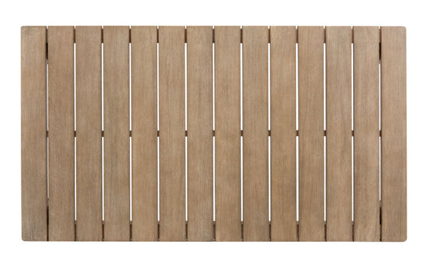 Safavieh MARTINIQUE Teakwood Patio Coffee Table - Elegant Outdoor Centerpiece for Stylish Gatherings & Relaxation Natural CPT1014A
