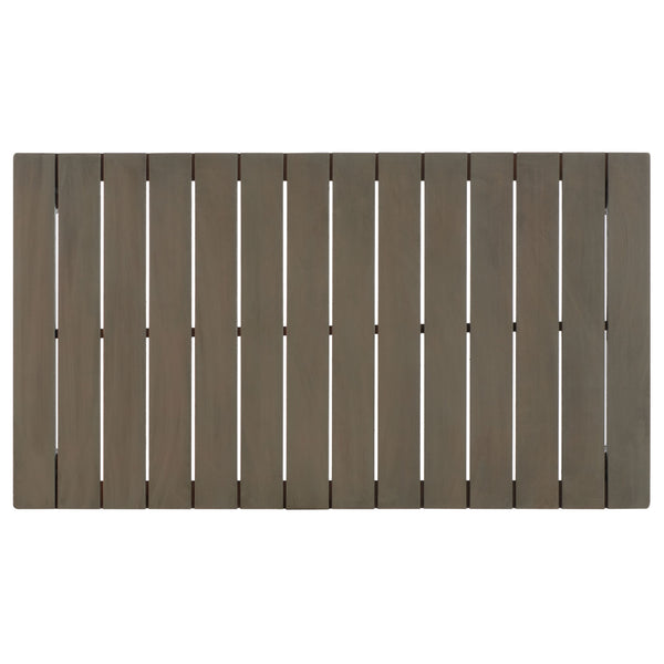 Safavieh Martinique Wood Patio Coffee Table - Elegant Light Grey Design For Outdoor Gatherings & Relaxation Light Grey Wood Cpt1014b