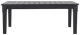 Safavieh Martinique Wood Patio Coffee Table Black CPT1014C