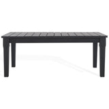 Safavieh Martinique Wood Patio Coffee Table Black CPT1014C