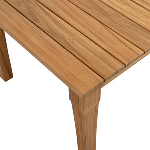 Safavieh Martinique Teakwood Patio Coffee Table – Elegant Natural Teak Design For Stylish Outdoor Gatherings Natural Teak Wood Cpt1014d