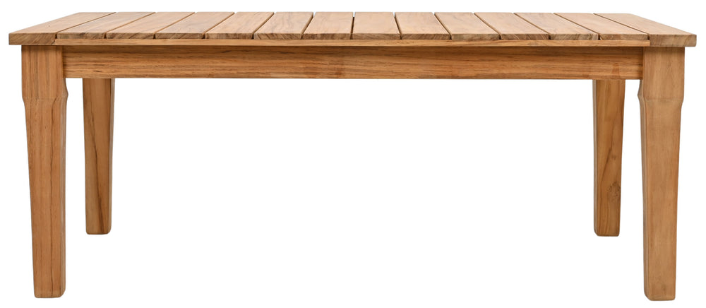 Safavieh Martinique Teakwood Patio Coffee Table – Elegant Natural Teak Design For Stylish Outdoor Gatherings Natural Teak Wood Cpt1014d