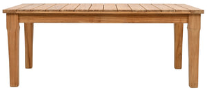 Safavieh Martinique Teakwood Patio Coffee Table – Elegant Natural Teak Design For Stylish Outdoor Gatherings Natural Teak Wood Cpt1014d