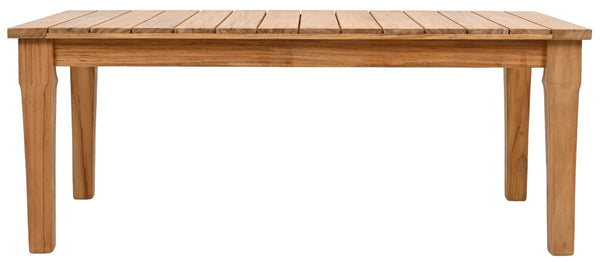 Safavieh Martinique Teakwood Patio Coffee Table – Elegant Natural Teak Design For Stylish Outdoor Gatherings Natural Teak Wood Cpt1014d